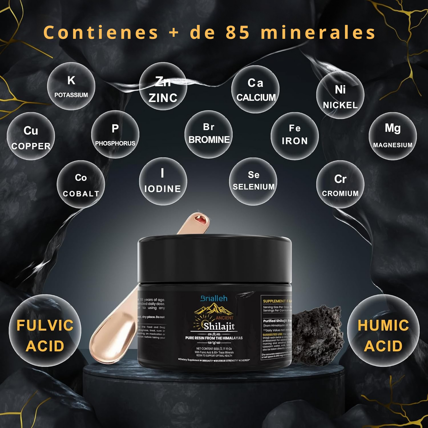 Shilajit Ultra Hombre – Potencia y Energía sin Límites