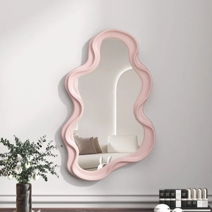 Miroir de maquillage en forme de nuage
