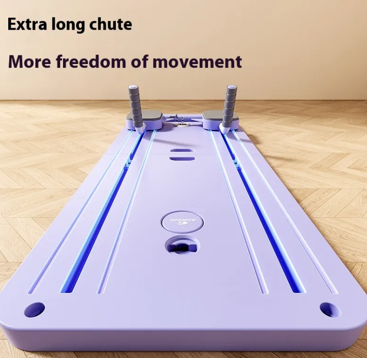Planche de fitness abdominale avec roue pour la maison