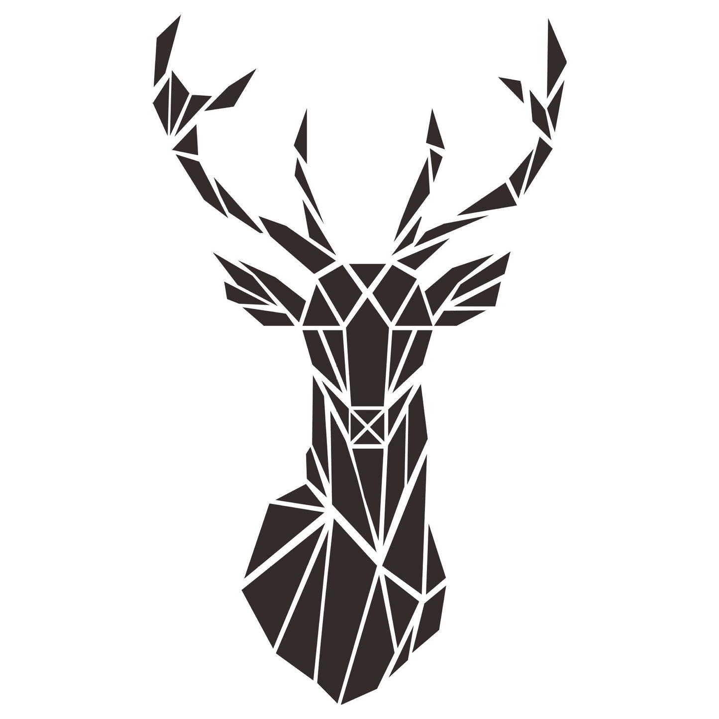3D Deer Head Mirror for Wall