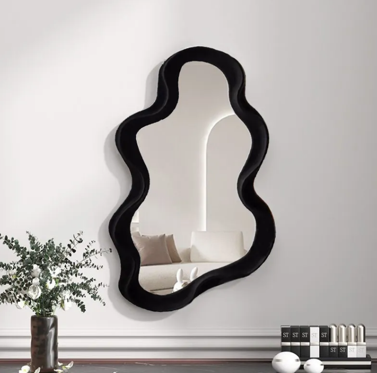 Miroir de maquillage en forme de nuage